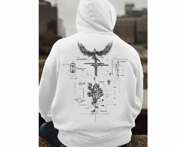 Dopeitis “Code of Life” Symbolic Graphic Hoodie