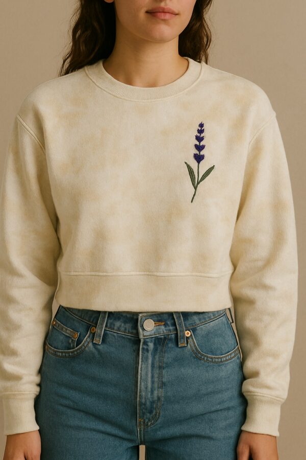 Meadow Dusk Cropped Sweatshirt