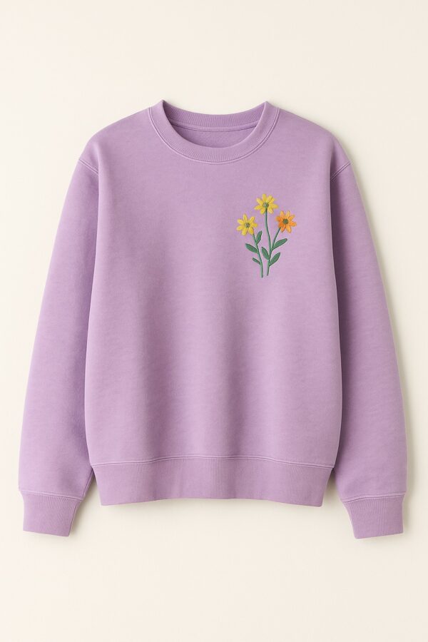 Lilac Bloom Sweatshirt