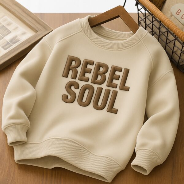 Rebel Soul Embossed Sweatshirt
